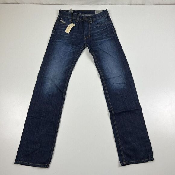 Diesel Larkee Men's Straight Fit Blue Denim Jeans 0073N Size 27x32 $180 MSRP - Picture 1 of 12
